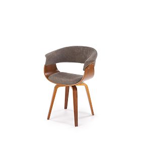 Sedia K545 grigia / noce (1p=1pz), Halmar