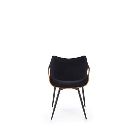 Sedia K586, noce / nero (1p=1pz)