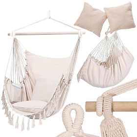 Sedia sospesa brasiliana BAHIO beige