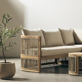 Set angolare da giardino con tavolino Vetralla, intreccio, legno di acacia FSC, aspetto teak, beige 