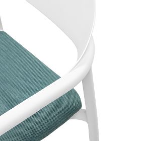 Set da giardino Marinelli, tavolo allungabile 230-300 cm + 8 sedie, alluminio, bianco, lectus