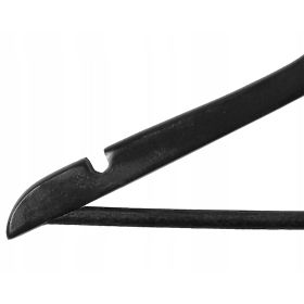 Set di 10 appendiabiti in legno RONDO nero
