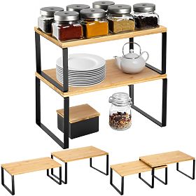 Set di 2 mensole in bambù GINGER, Halmar