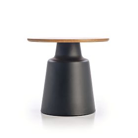 Set di 2 panche MALOMI, naturale/nero (2p=1ks)