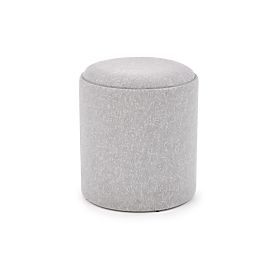 Set di 2 pouf AVIKO, grigio chiaro, Halmar
