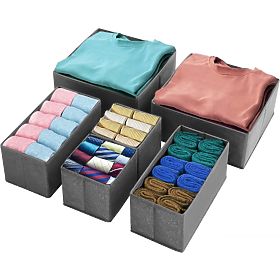 Set di 6 organizer per cassetti BRUCE