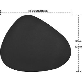 Set di 8 tovagliette TRIVAL BLACK