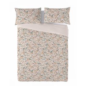 Set di biancheria da letto LINEN- leaves 220x200 + 2x 70x80, Matex