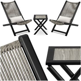 Set di mobili da giardino CHILL ONYKS, CHILL