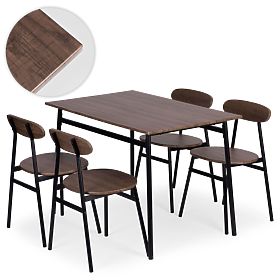 Set di mobili per sala da pranzo cucina tavolo + 4 sedie OSLO ModernHome, MODERNHOME