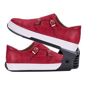 Set di supporti regolabili per scarpe 10 pezzi nero