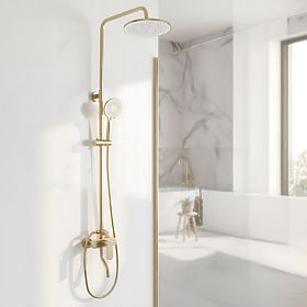 Set doccia Rea DROP Oro Spazzolato, Rea