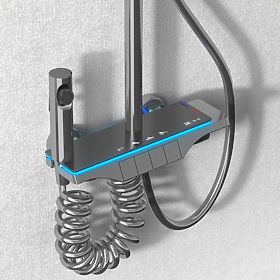 Set doccia REA Savio con display LED Titan, Rea