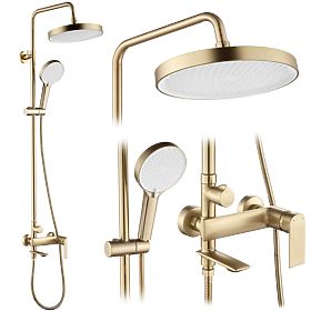 Set doccia Rea Veneta Oro Spazzolato