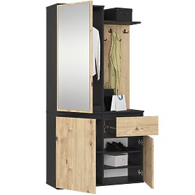 SET INGRESSO ENTRO PK NERO / ROVERE ARTIGIANO