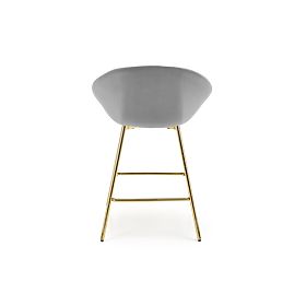 Sgabello da bar H112 grigio / oro (2p=2ks)