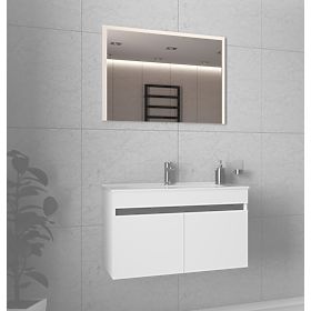 Specchio FIGARO 80 cm bianco, Halmar