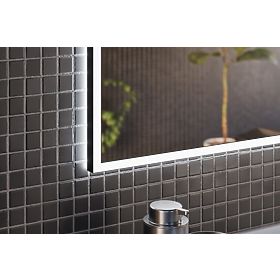 Specchio LED con cornice