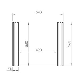 Specchio Sophie - beige