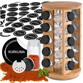 Supporto girevole in bambù per spezie ROTOR