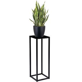 Supporto per piante Piatto loft 60 cm nero