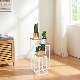 Supporto per piante scandinavo Munir bianco craft