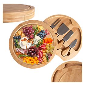 Tagliere in bambù per antipasti e formaggi Andra