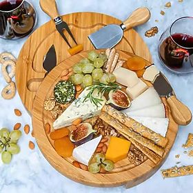 Tagliere in bambù per antipasti e formaggi Andra