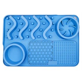 TAPPETINO LICK RALLENTANTE PER CIBO BLU