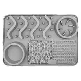 TAPPETINO LICK RALLENTATORE DI CIBO GRIGIO