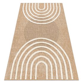 Tappeto SPARK 0688A beige / crema - Geometrico, sisal, strutturale, F.H.Kabis