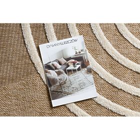 Tappeto SPARK 0688A beige / crema - Geometrico, sisal, strutturale, F.H.Kabis