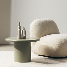 Tavolino da caffè Arce 60 cm, oliva, opaco, lectus