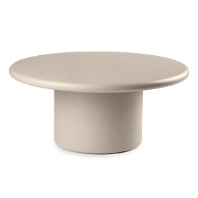 Tavolino da caffè Arce 80 cm, beige scuro, opaco