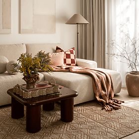 Tavolino da caffè Cherry 70 cm, bordeaux/ciliegia, lucido, lectus