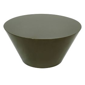 Tavolino da caffè Eclipso, 80 cm, grigio-verde, lucido