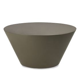 Tavolino da caffè Eclipso, 80 cm, grigio-verde, lucido