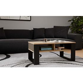 Tavolino da caffè Modern 2P SLIM ROVERE ARTISAN NERO