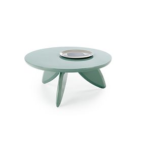 Tavolino da caffè SORAYA 2, azzurro chiaro