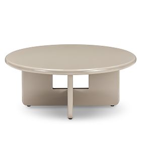 Tavolino da caffè Vinto 80 cm, beige, lucido, lectus
