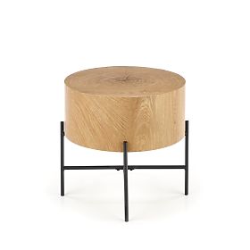 Tavolino da conferenza BROOKLYN-S rovere naturale/nero (1p=1pz)