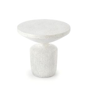 Tavolino da conferenza GIZA composito - ossido di magnesio, bianco (1p=1pz), Halmar