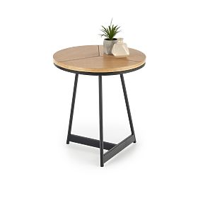 Tavolino da conferenza KARIDA-S rovere naturale/nero (1p=1pz), Halmar