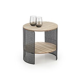 Tavolino da caffè TRAFICA naturale/nero