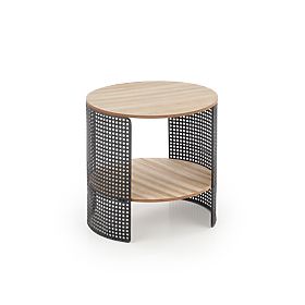 Tavolino da caffè TRAFICA naturale/nero