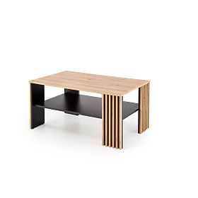 Tavolino da salotto FEMINA rovere artisan/nero