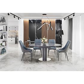 Tavolo allungabile RICARDO in marmo grigio (3p=1ks)