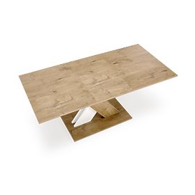 Tavolo allungabile XARELTO rovere lancelot – bianco