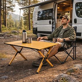 Tavolo da campeggio pieghevole 90x60 cm con borsa MultiGarden