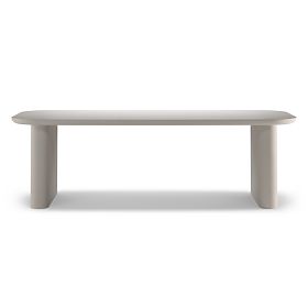 Tavolo da giardino Astiara 240 cm, cemento, beige chiaro, opaco
